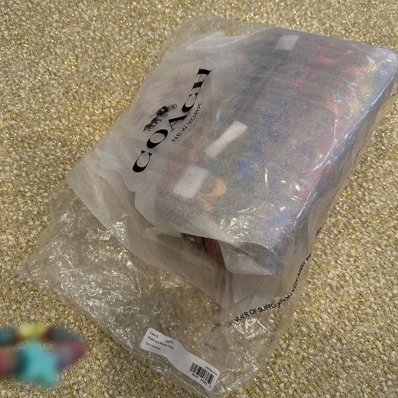 Coach Oulet Rowan Satchel Bag In Rainbow Signature Canvas - Picture 12 of 12